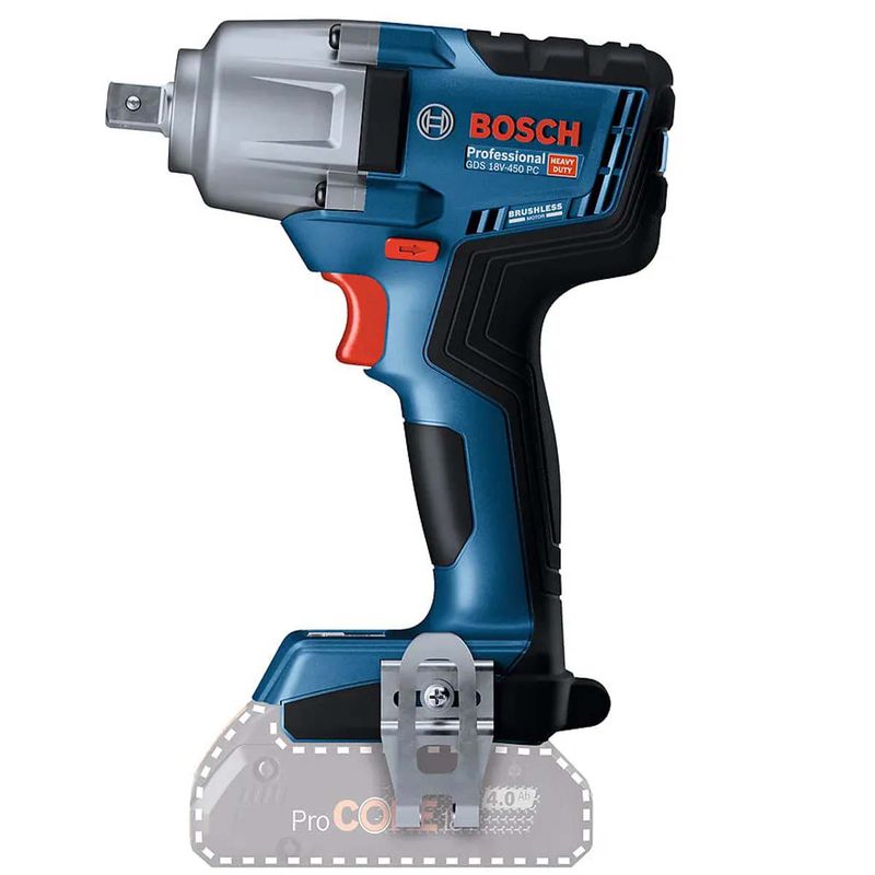 Chave de Impacto 18V Com 2 Baterias e Carregador (GDS 18V-450 PC) - Bosch