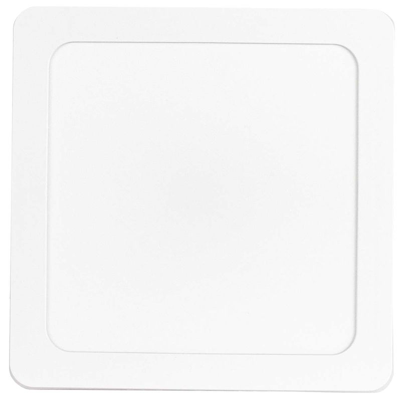 Plafon Quadrado de Sobrepor Branco 12W - 6500K (520,0081) - Noll LED