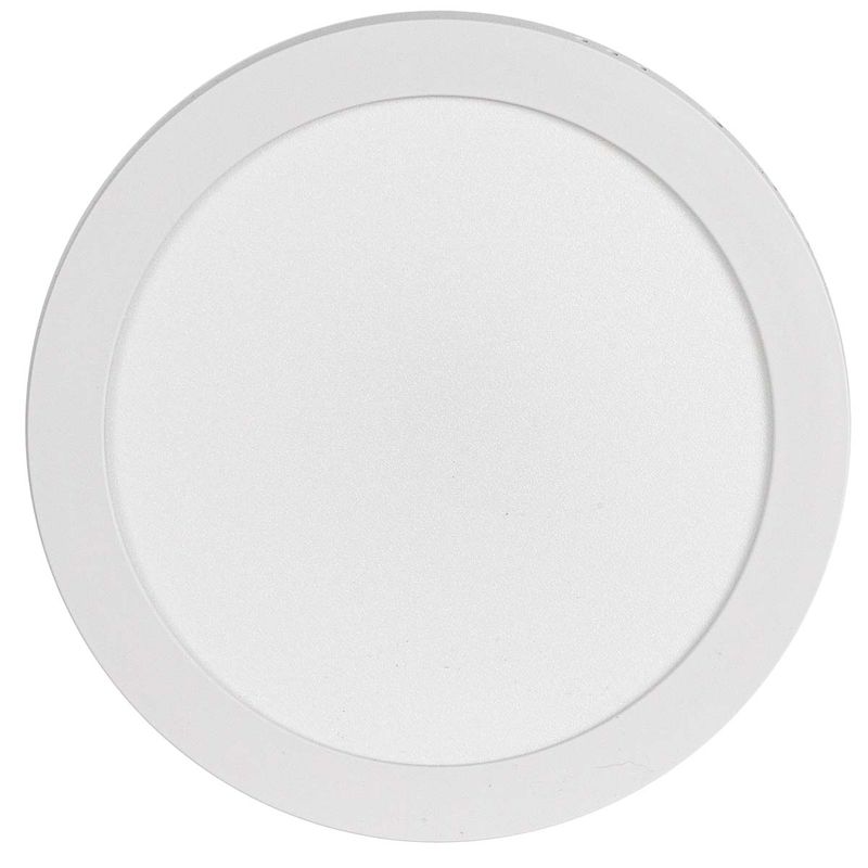 Plafon Redondo de Sobrepor Branco 12W - 6500K (520,0082) - Noll LED