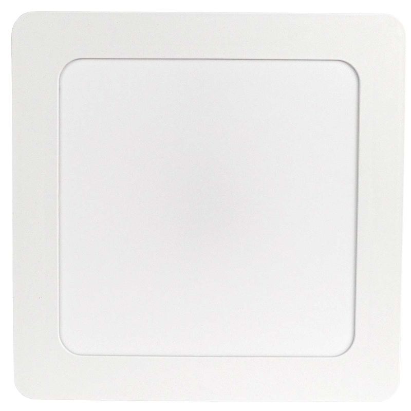 Plafon Quadrado de Embutir Branco 12W - 6500K (520,0079) - Noll LED