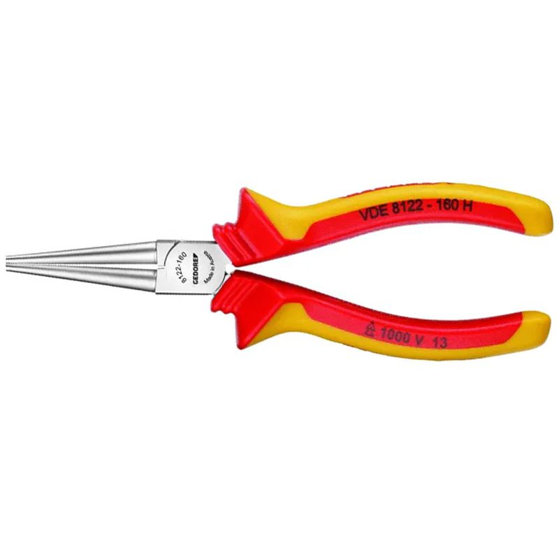 Alicate de Bico Longo Redondo Isolado EN 60900 - 6.1/4'' (091842) - Gedore