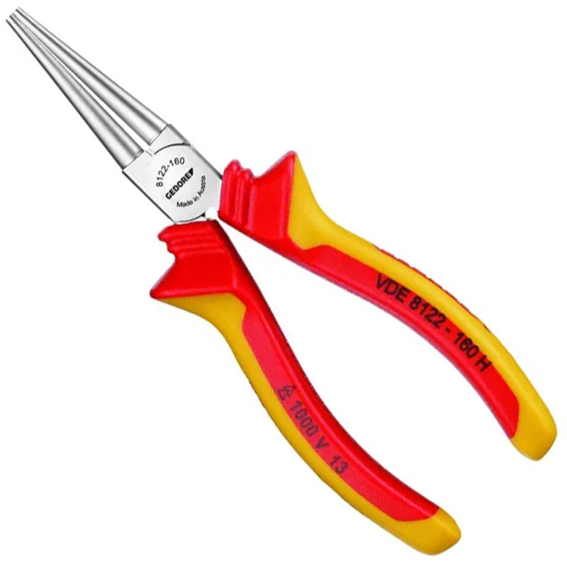 Alicate de Bico Longo Redondo Isolado EN 60900 - 6.1/4'' (091842) - Gedore