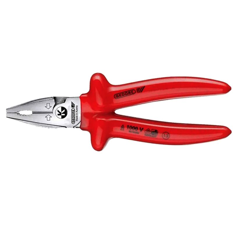 Alicate Universal Isolado Kraft EN 60900 (091867) - Gedore