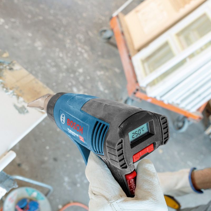 Soprador térmico Bosch GHG 20-63 1600W 220V com 5 bicos