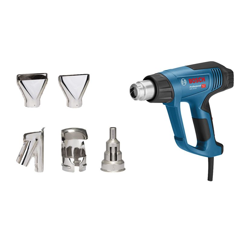 Soprador térmico Bosch GHG 20-63 1600W 220V com 5 bicos