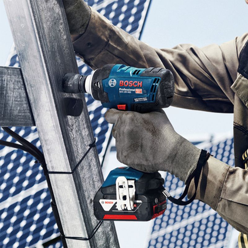 Chave de Impacto Bosch GDS 18V-400 18V Brushless 2 baterias e maleta