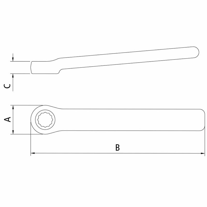 Chave Fixa Isolada 7mm (44320/007) - Tramontina Pro