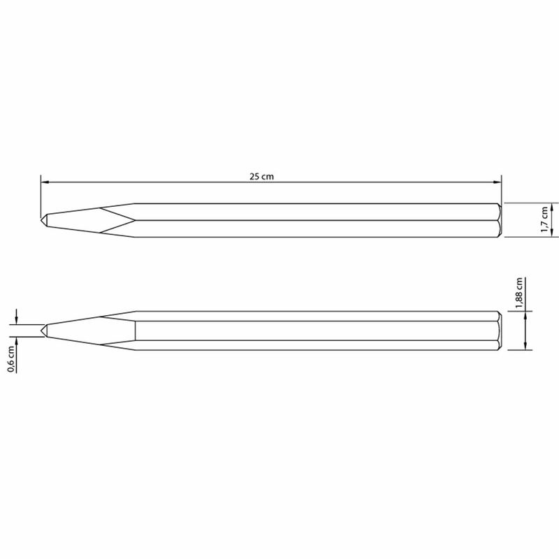 Ponteiro Sextavado 10'' (42705/110) - Tramontina Pro