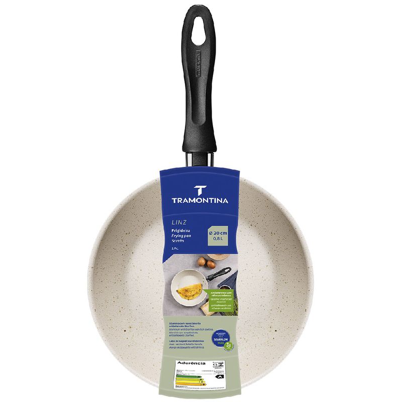Frigideira Lins em Alumínio Antiaderente 20cm / 0,8L Bege (27805/335) - Tramontina