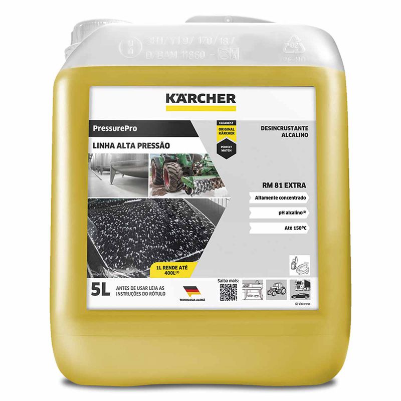 Desincrustante Alcalino Para Limpeza Industrial 5L (9.381.538.0) - Karcher