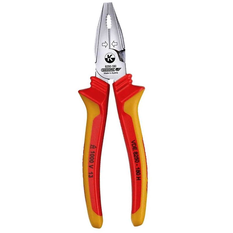 Alicate Universal Isolado Kraft 7'' (091895) - Gedore