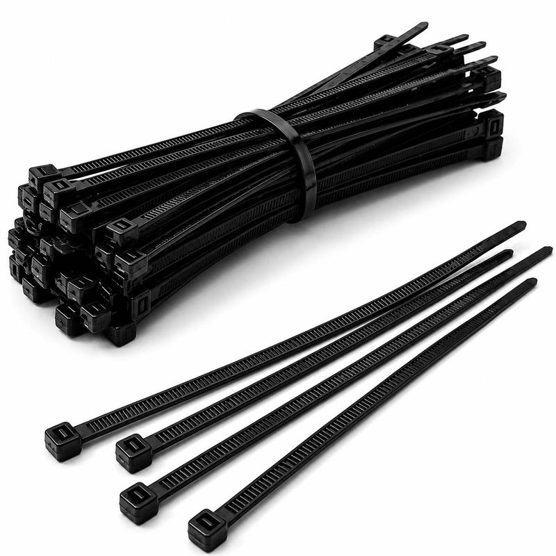 Abraçadeira de Nylon Preto 4 x 200mm Com 100 Unidades (80,0015) - Noll