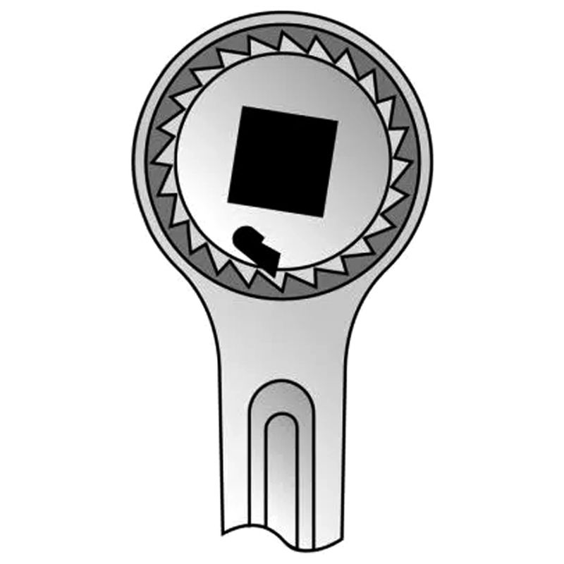 Catraca Reversível Simples 1/2'' (015270) - Gedore
