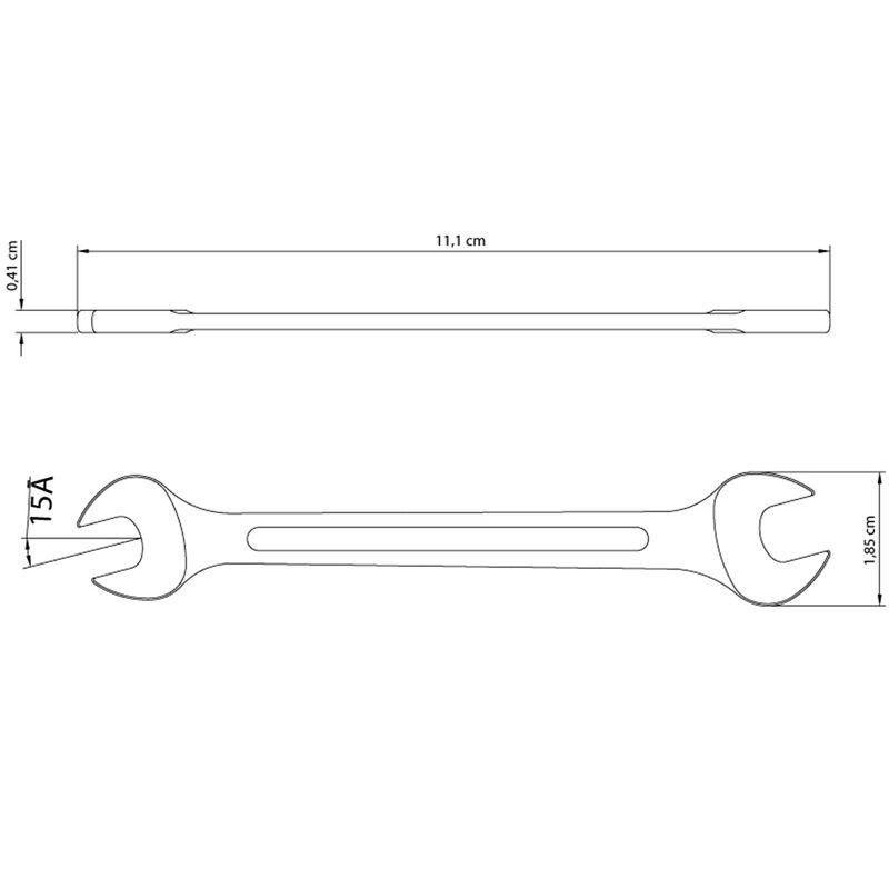 Chave Fixa 6 x 7mm (41120/101) - Tramontina
