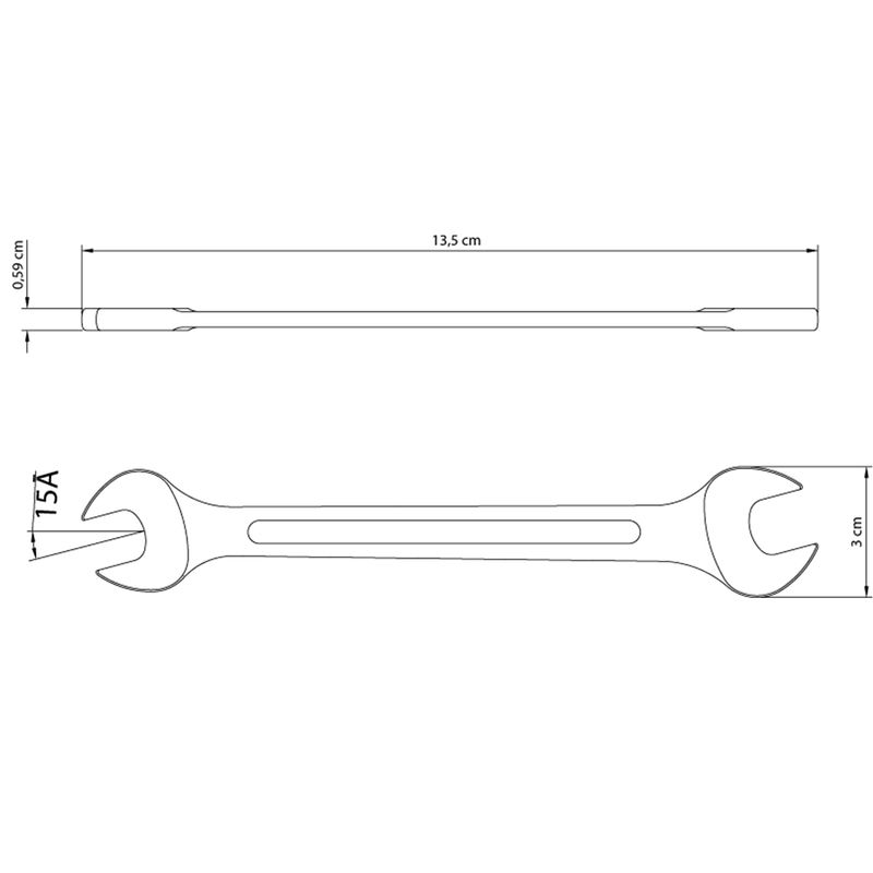 Chave Fixa 12 x 13mm (41120/104) - Tramontina
