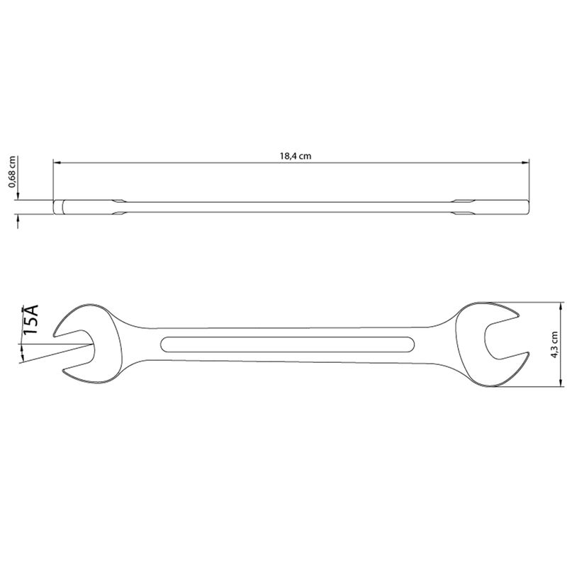 Chave Fixa 18 x 19mm (41120/107) - Tramontina