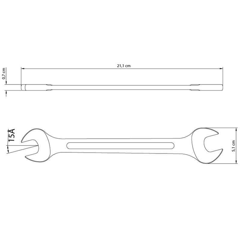 Chave Fixa 21 x 23mm (41120/109) - Tramontina