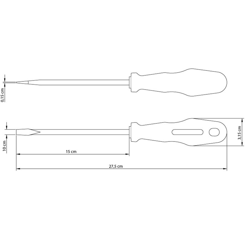 Chave de Fenda 3/8'' x 6'' (41500/050) - Tramontina
