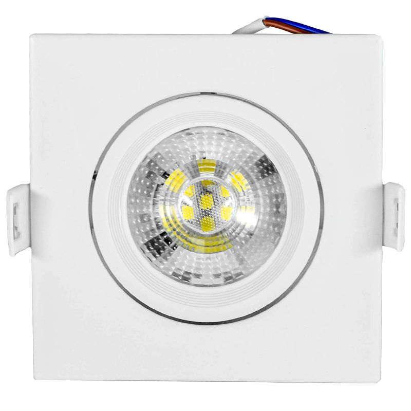 Spot Led Direcionável Quadrado 5W - 3.000K (520,0065) - Noll LED