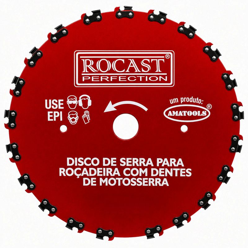 Disco de Serra Para Roçadeira 230mm x 22D (305,0011) - Rocast
