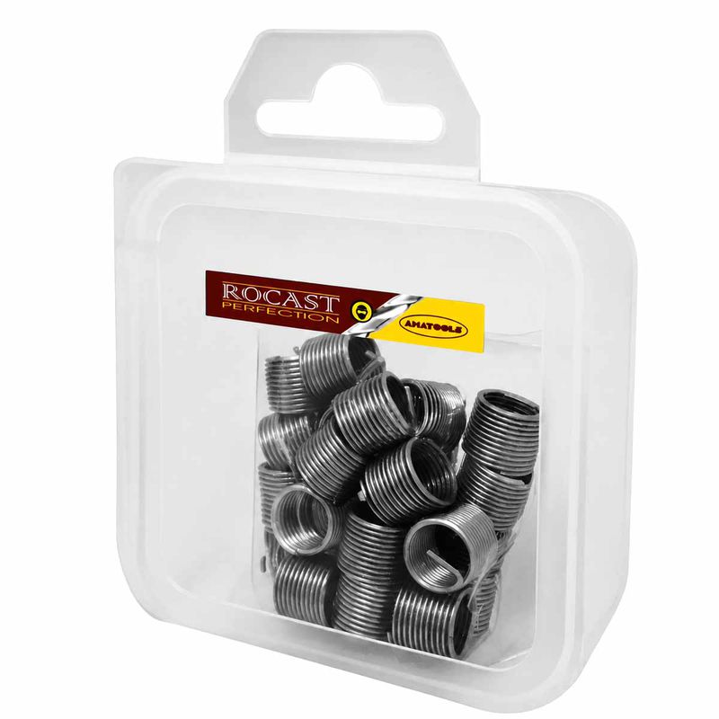 Inserto Postiço M6 x 1mm Com 25 Peças (117,0028) - Rocast