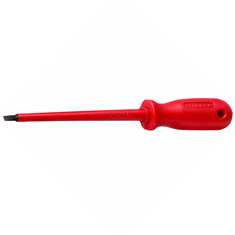 Chave de Fenda Simples isolada 1/8'' x 4'' (035150) - Gedore