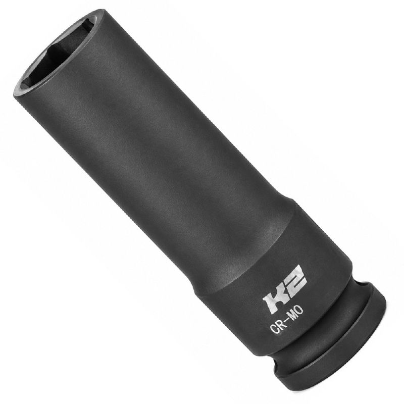 Soquete de Impacto Sextavado Longo 1/2'' em Milímetros - K2