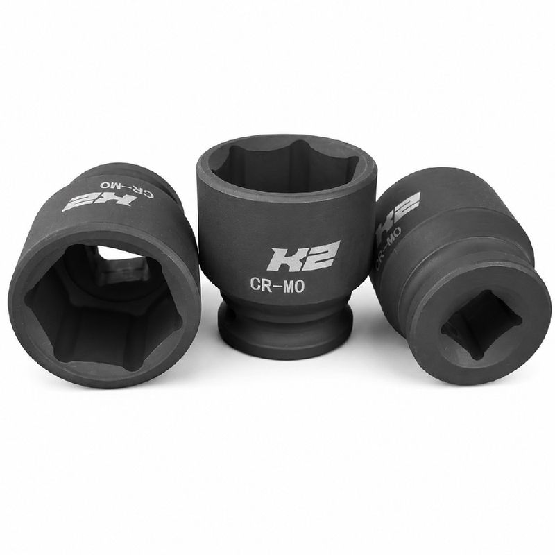 Soquete de Impacto Sextavado 1/2'' em Milímetros - K2