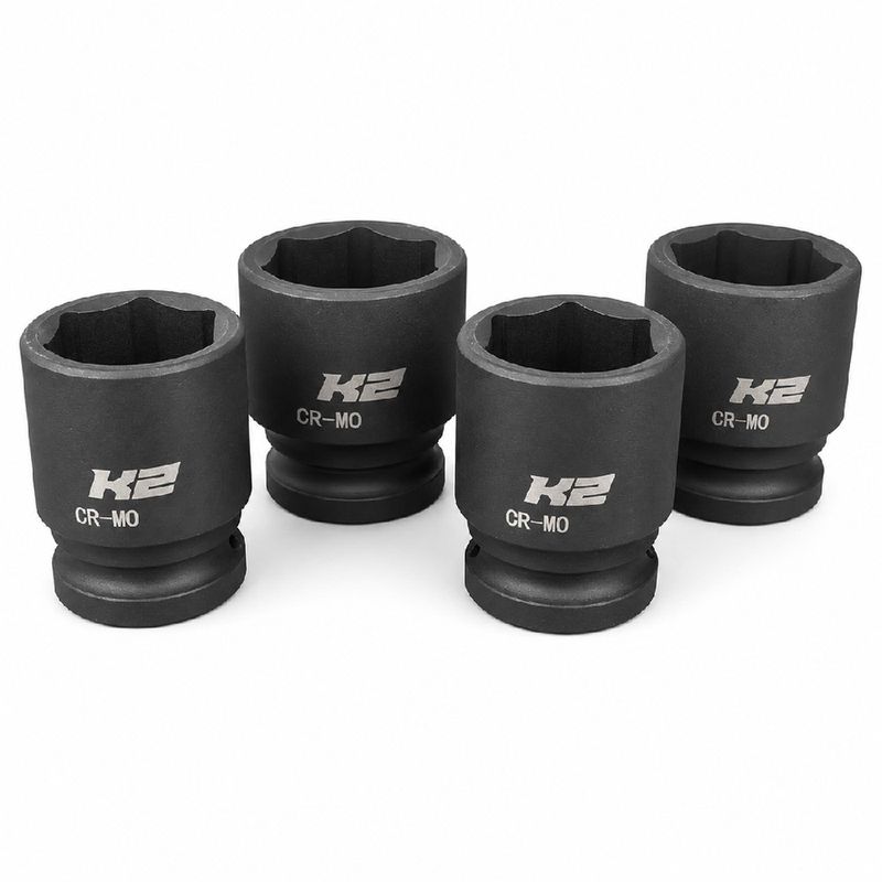 Soquete de Impacto Sextavado 1/2'' em Milímetros - K2