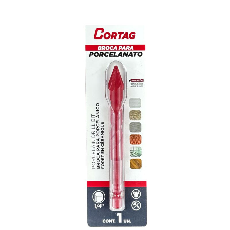 Broca Para Porcelanato 8mm (63063) - Cortag