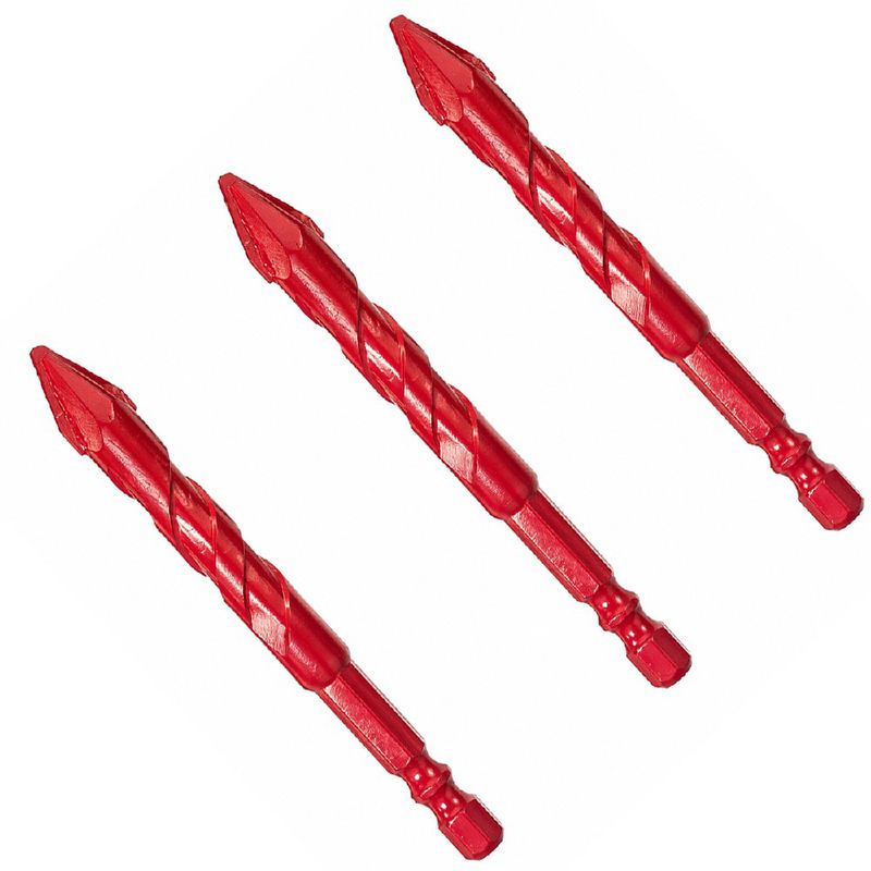 Jogo de Brocas Para Porcelanato Com 3 Peças (63068) - Cortag