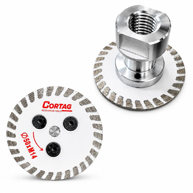 Mini Disco Diamantado M14 / 50mm (62979) - Cortag