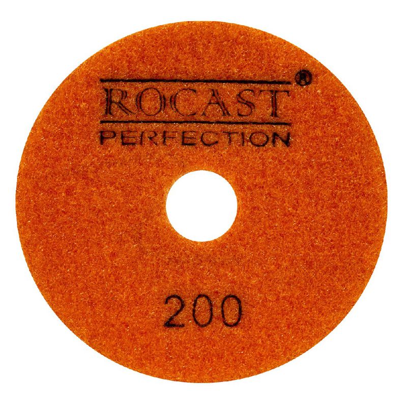Kit Disco Diamantado Para Polir 4'' GR. 200 Com 10 Unidades (545,0003) - Rocast