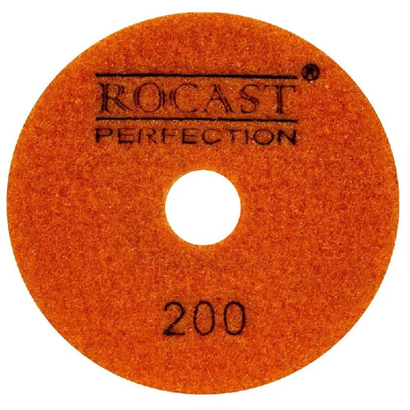 Disco Diamantado Para Polir 4'' GR. 200 (545,0003) - Rocast