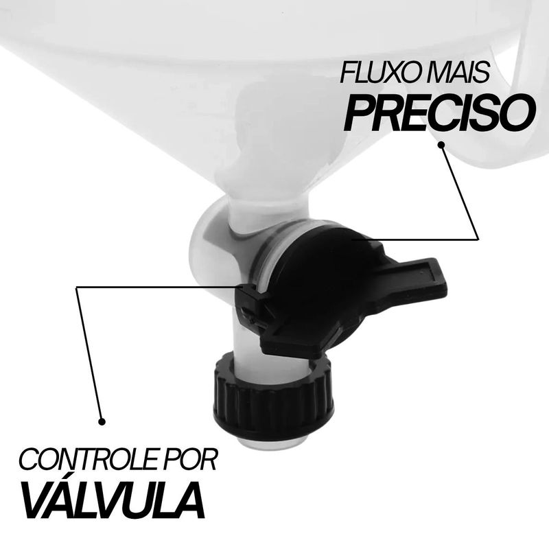 Funil Antirrespingo Para Liquido de Arrefecimento Com Válvula (1111-28) - Lupus