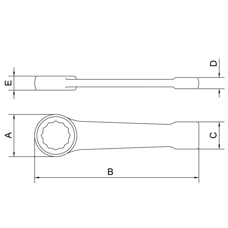 Chave Estrela de Bater 3.3/4'' (44633/026) - Tramontina Pro