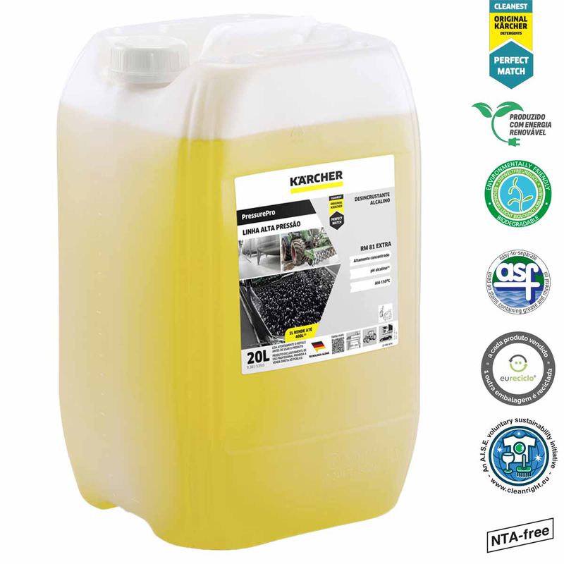 Desincrustante Alcalino Para Limpeza Industrial 20L (9.381.539.0) - Karcher