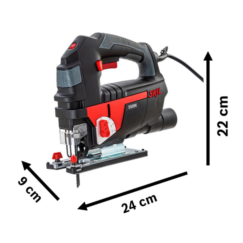 Serra Tico-Tico Skil 4550 550W 1 Lâmina e acessórios