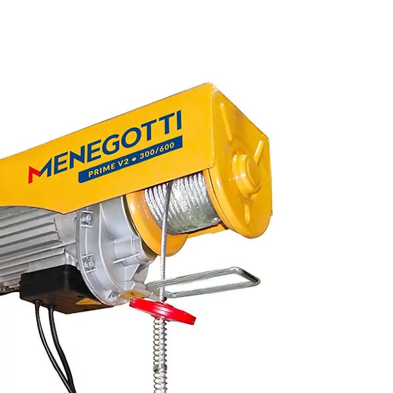 Guincho Elétrico Prime V2 600kg 1500W - Menegotti