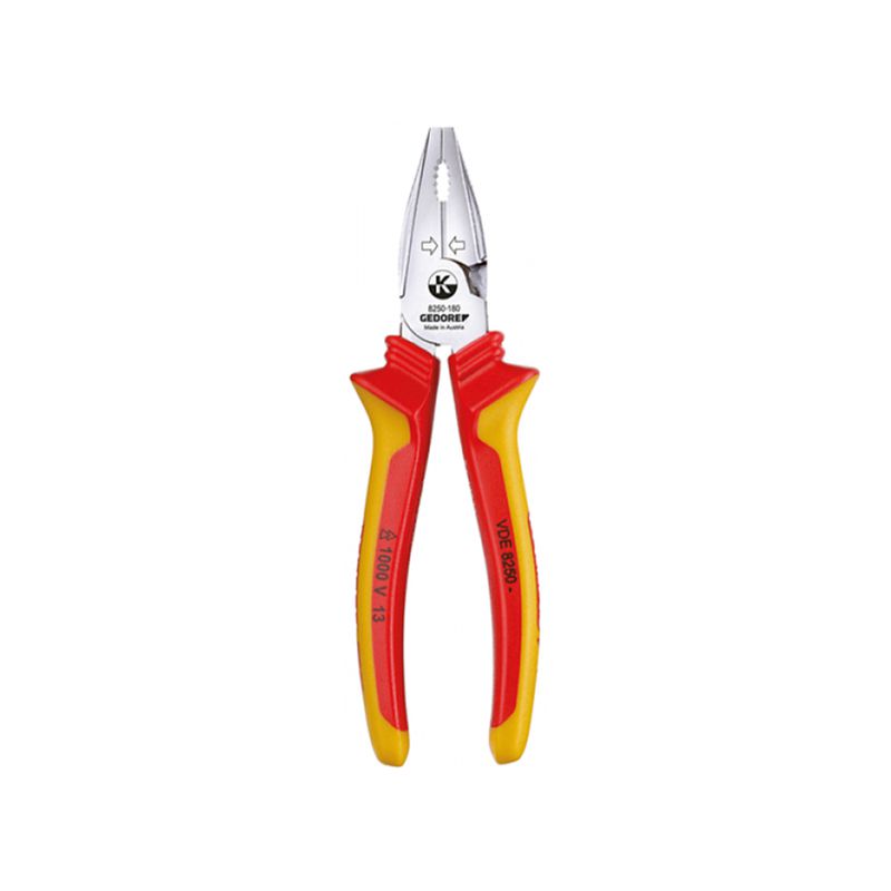 Alicate Universal 8'' Kraft Isolado VDE 091896 - Gedore
