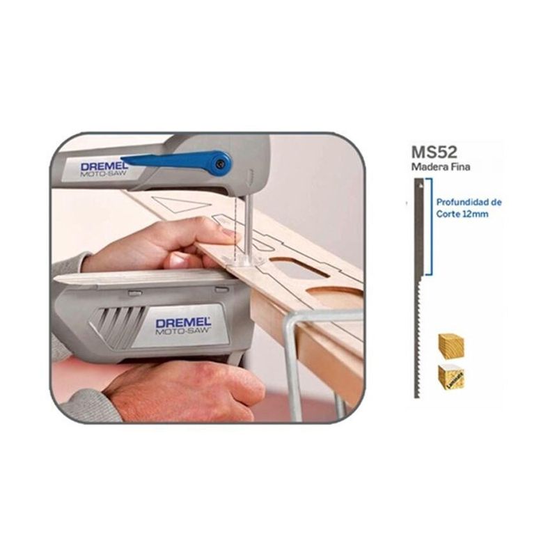 Lâmina Moto-saw p/ Madeira e Plástico - MS52 - Dremel