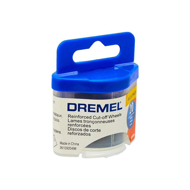 Disco Corte p/ Fibra de Vidro 426B com 20 Unidades - Dremel