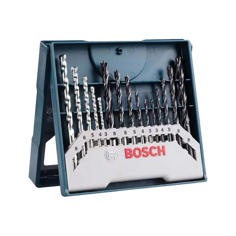 Kit Furadeira de Impacto GSB 450 RE 127V + Jogo de Brocas 15 Peças - Bosch