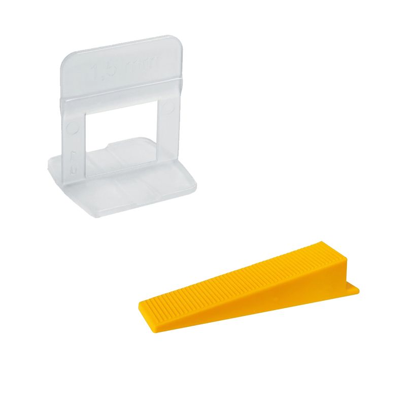 Espaçador 1,5mm (500 Uni.) + Cunha (500 Uni.) - Cortag