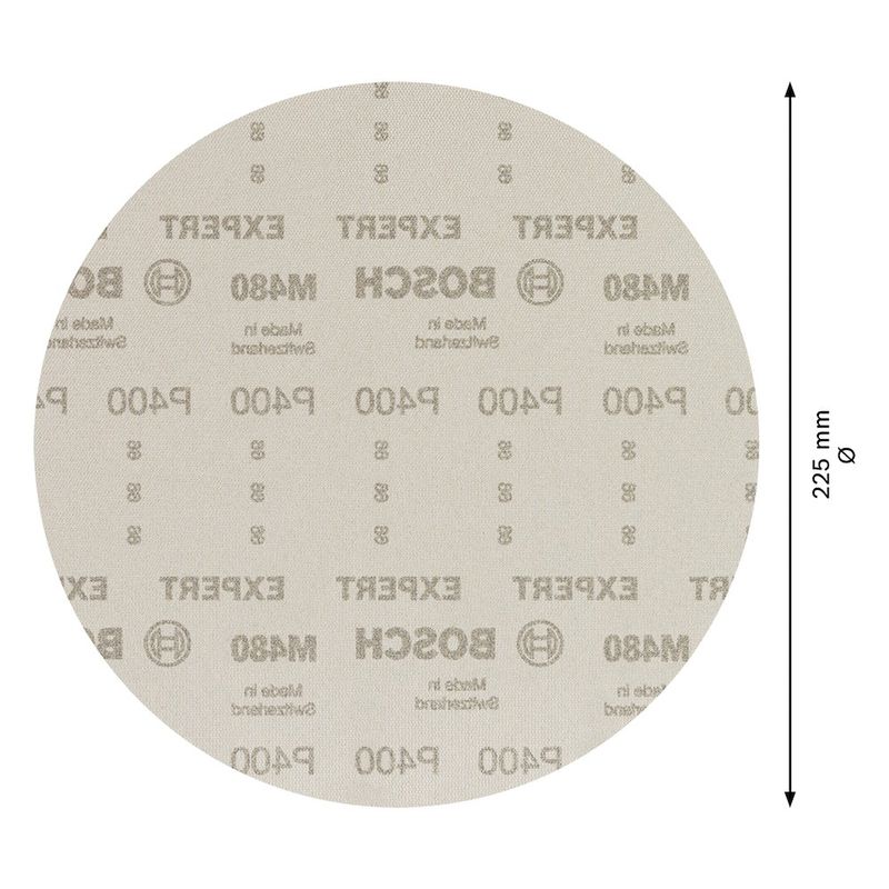 Disco de Lixa Expert M480 225mm G400, 25 peças - Bosch 