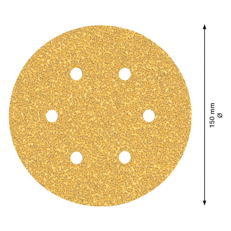 Disco de lixa Expert C470 150mm G40, 50 peças - Bosch 
