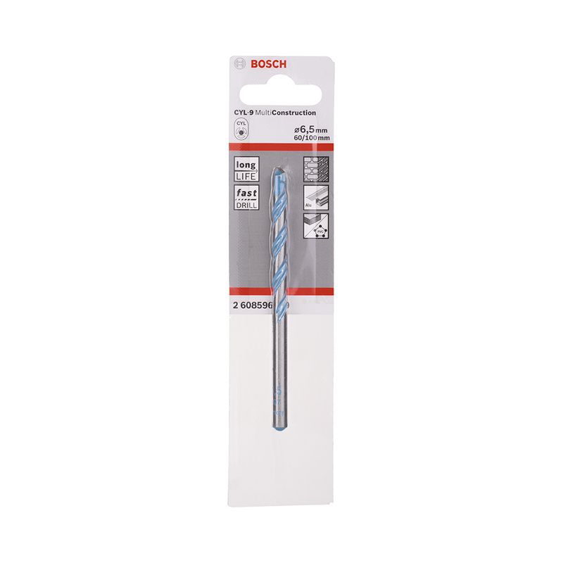 Broca Bosch CYL-9 Multimaterial Ø6,5 x 60 x 100 mm