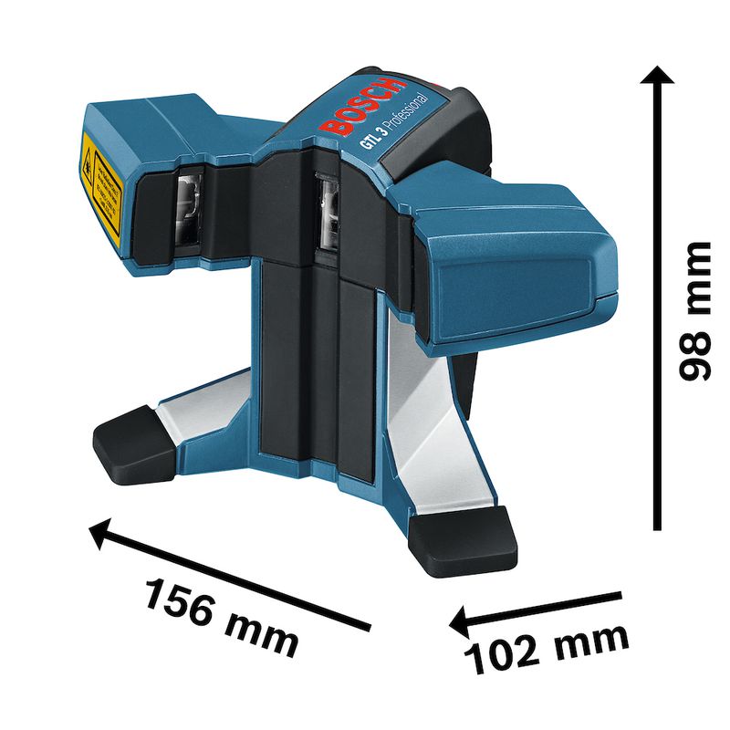 Nível a laser Bosch GTL 3 com alcance de até 20 metros