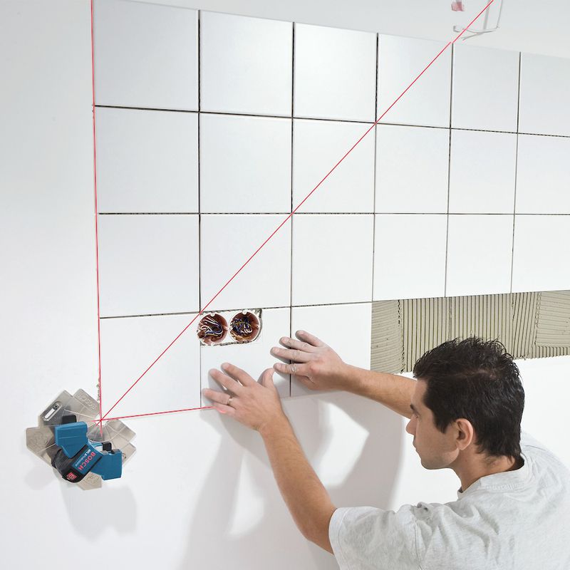 Nível a laser Bosch GTL 3 com alcance de até 20 metros