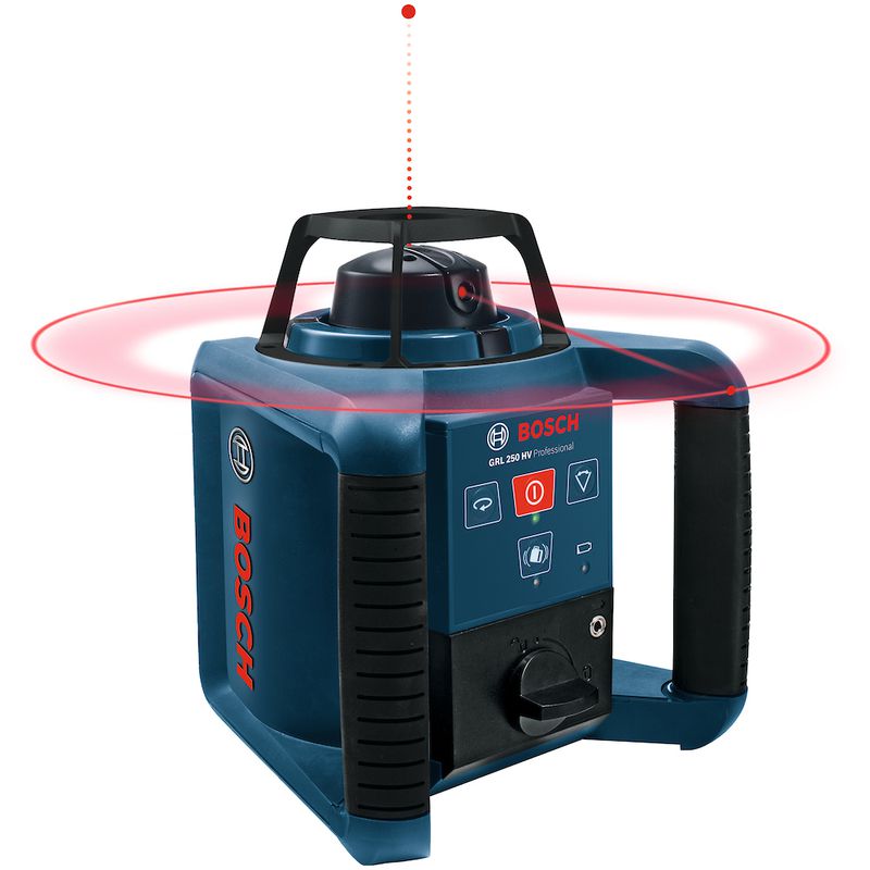 Nível a laser rotativo Bosch GRL 250 HV, 250m, em maleta